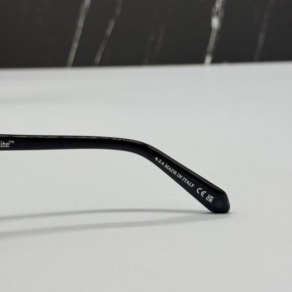 NEW OFF-WHITE OERI13D SPARKS 1007 SUNGLASSES WOMEN ROUND BLACK EYEWEAR main image 4